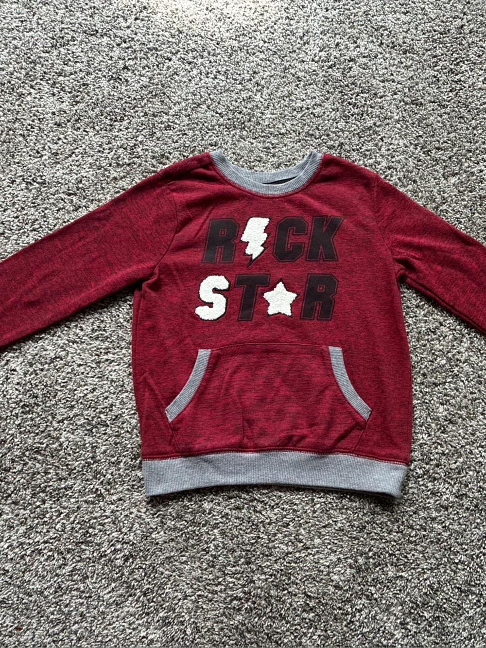 Colorful Planet Boy’s Red Rock Star Top, Size 5